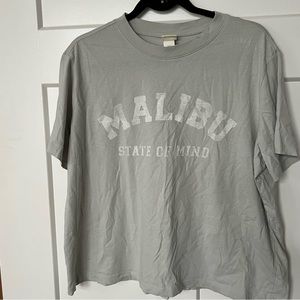 H&M Sea foam Green Malibu Shirt Size XL